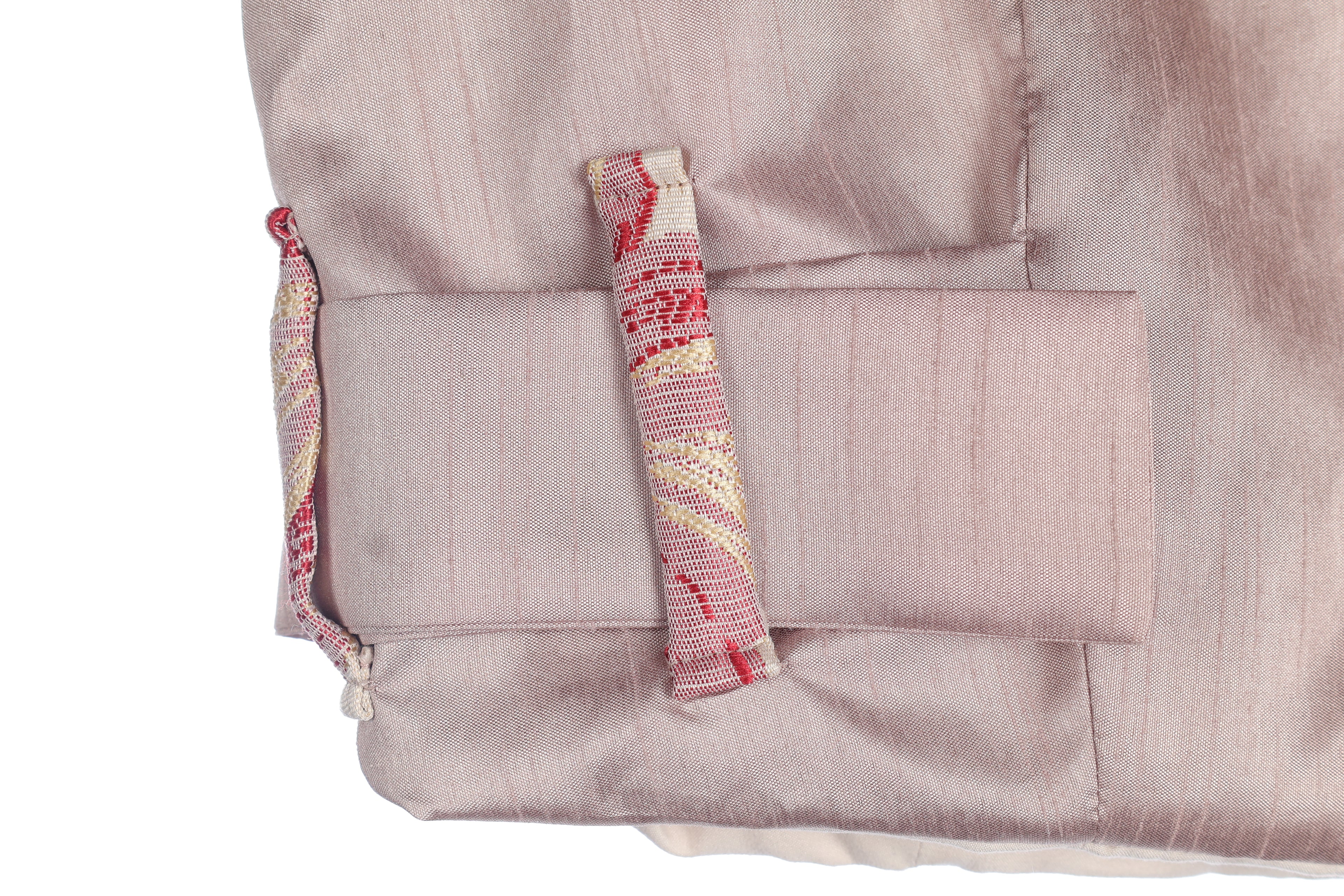Blush Pink Floral Jacquard Co-Ord Set | Sustainable Sleeveless Crop Top & Tiered Maxi Skirt