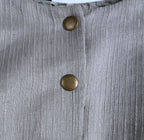 Stone Textured Sleeveless Maxi Dress | Sustainable Neutral Occasion Dress with Adjustable D-Ring Waist