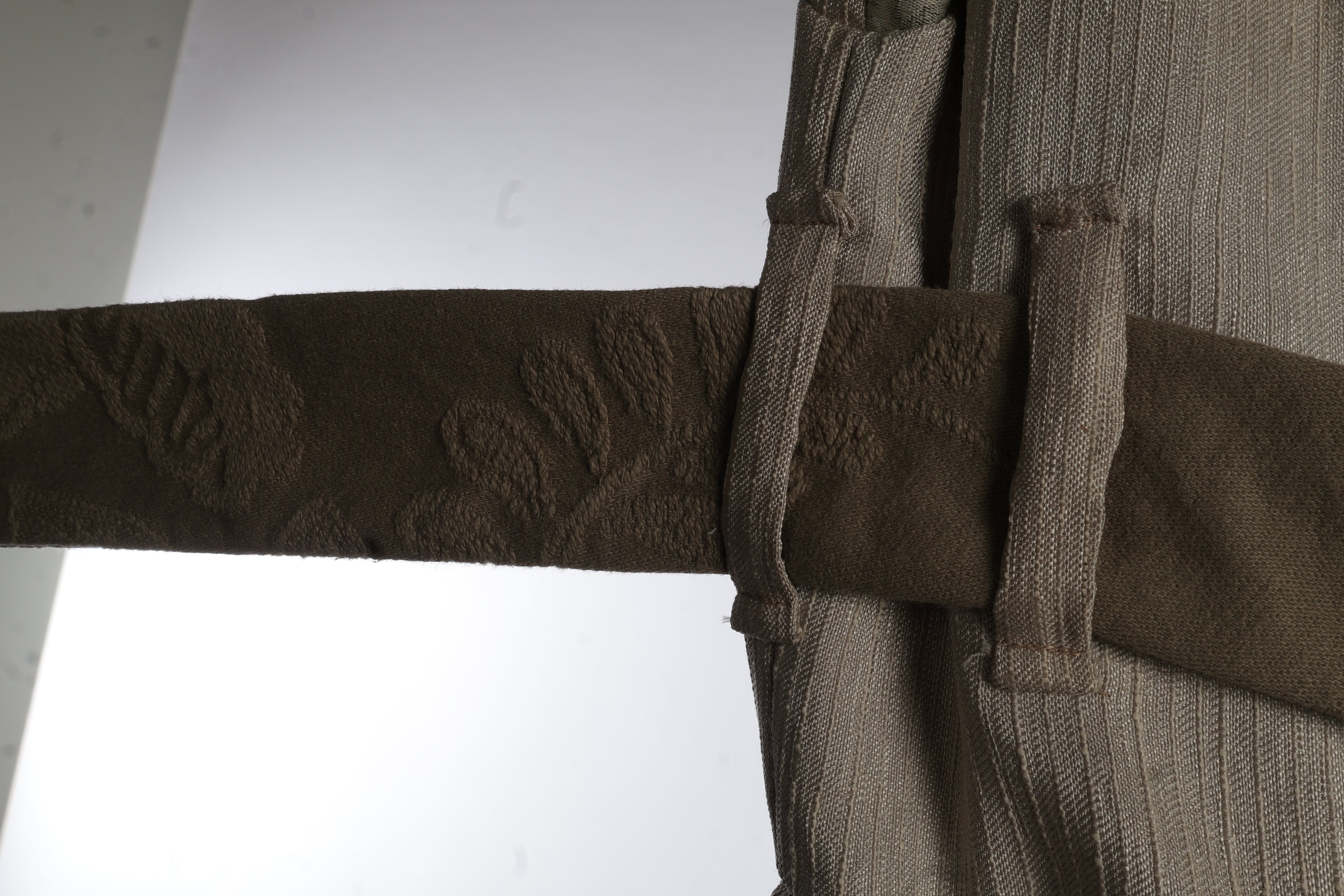 Stone Textured Sleeveless Maxi Dress | Sustainable Neutral Occasion Dress with Adjustable D-Ring Waist