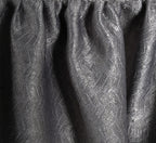 Charcoal Grey Sleeveless Maxi Dress | Sustainable Textured Occasion Dress with Adjustable D-Ring Waist