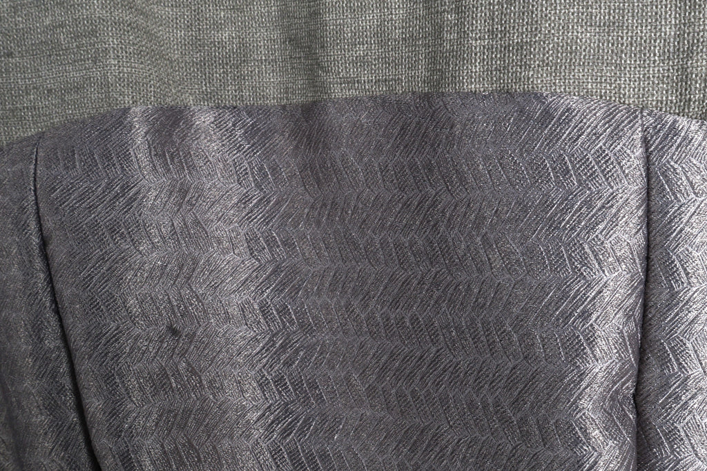 Charcoal Grey Sleeveless Maxi Dress | Sustainable Textured Occasion Dress with Adjustable D-Ring Waist