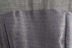 Charcoal Grey Sleeveless Maxi Dress | Sustainable Textured Occasion Dress with Adjustable D-Ring Waist