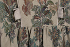 Vintage Floral Maxi Dress | Sustainable Sleeveless Botanical Print Occasion Dress with D-Ring Waist Detail
