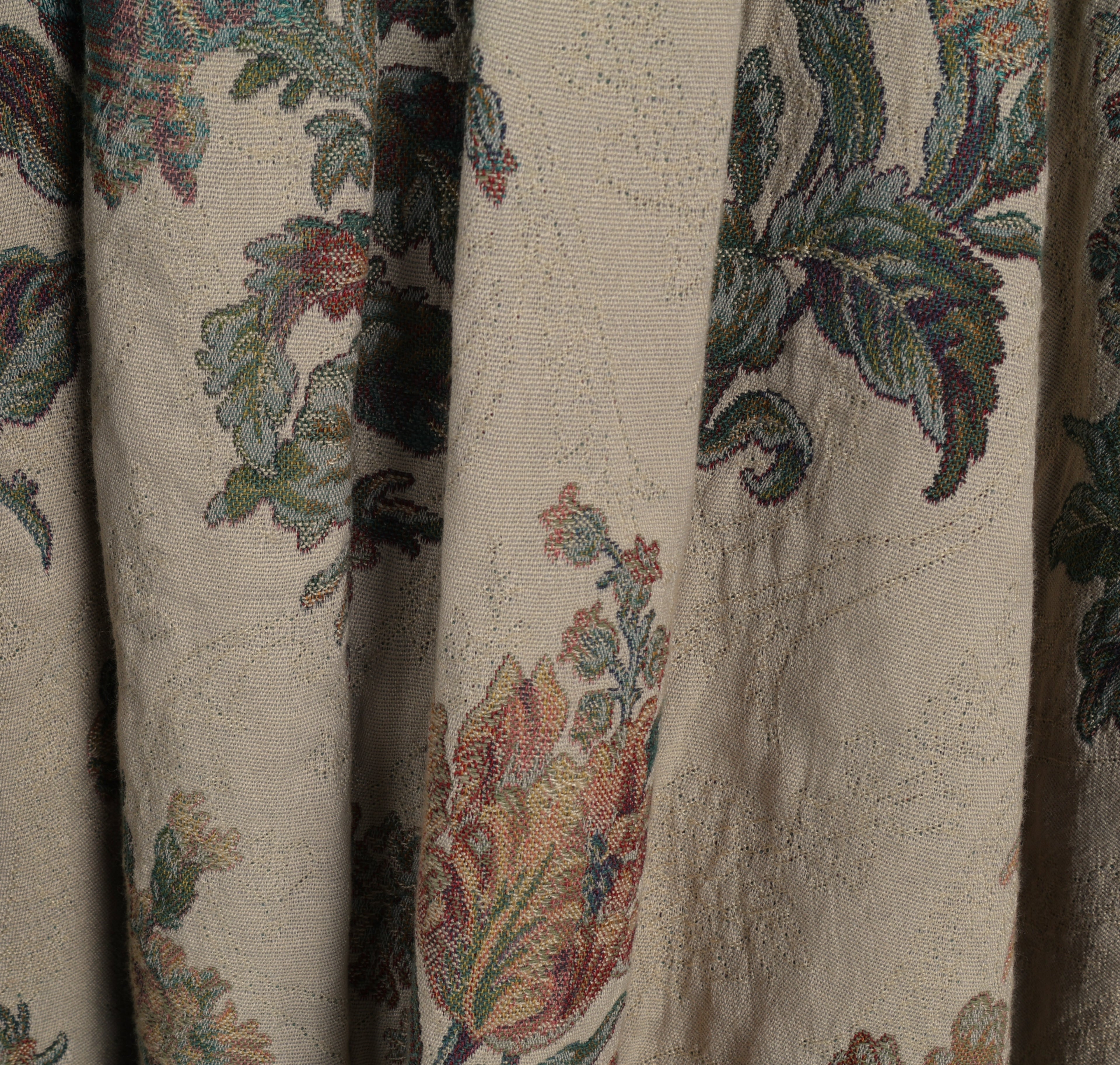Vintage Floral Maxi Dress | Sustainable Sleeveless Botanical Print Occasion Dress with D-Ring Waist Detail