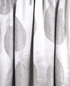 Silver Leaf Jacquard Maxi Dress | Sustainable Sleeveless Occasion Dress with Adjustable D-Ring Waist