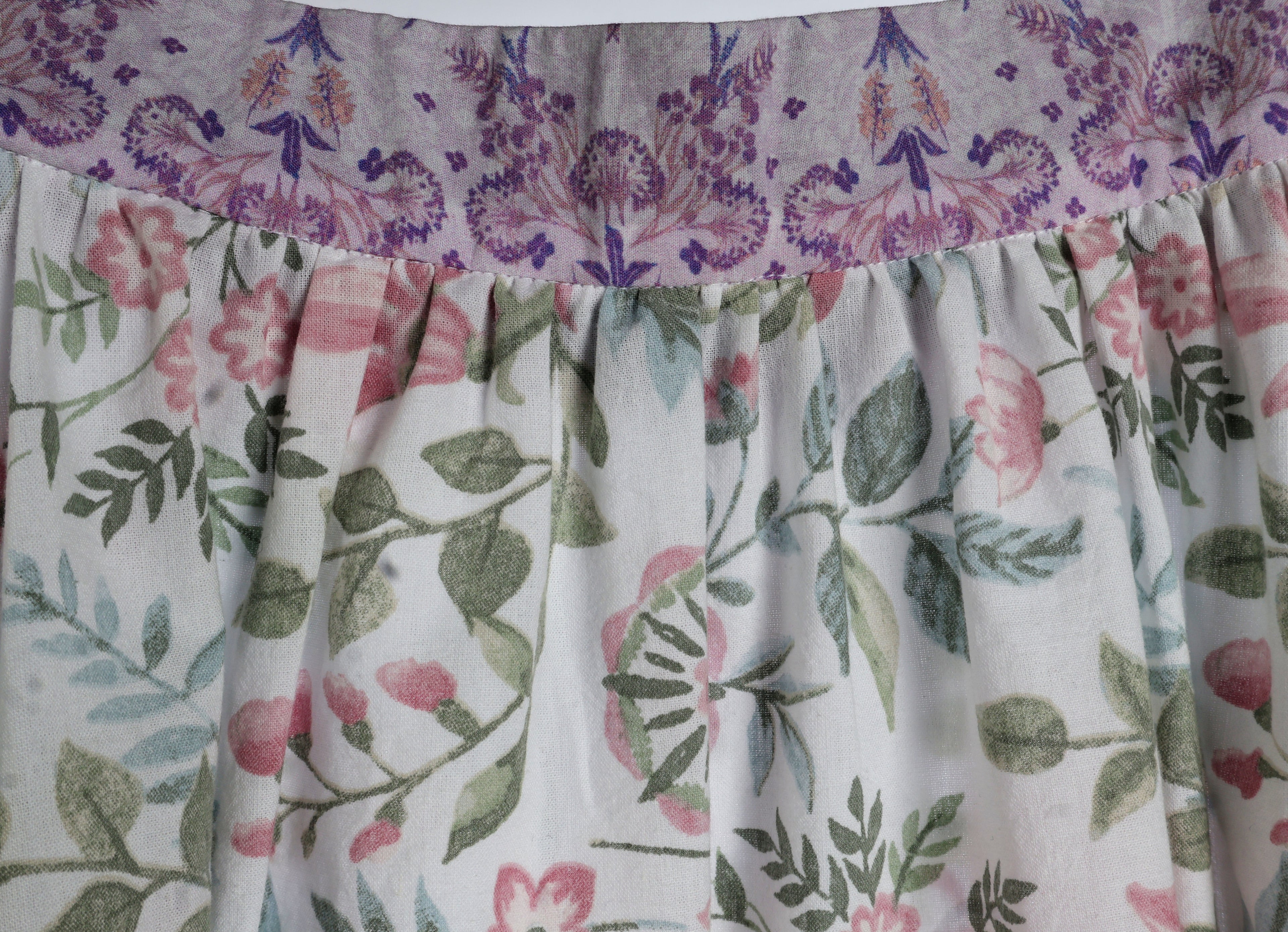 Vintage Floral Co-Ord Set | Sustainable Sleeveless Crop Top & Maxi Skirt