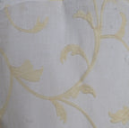 Ivory Embroidered Maxi Dress | Sustainable Sleeveless Occasion Dress with Patchwork D-Ring Waist Detail