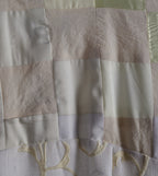 Ivory Embroidered Maxi Dress | Sustainable Sleeveless Occasion Dress with Patchwork D-Ring Waist Detail