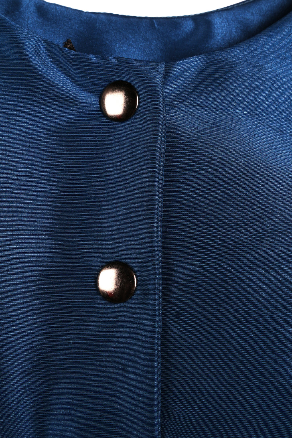 Midnight Blue Maxi Dress | Sustainable Sleeveless Occasion Dress with Contrast D-Ring Waist Detail