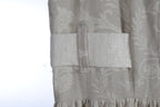 Stone Floral Jacquard Maxi Dress | Sustainable Sleeveless Occasion Dress with Adjustable D-Ring Waist