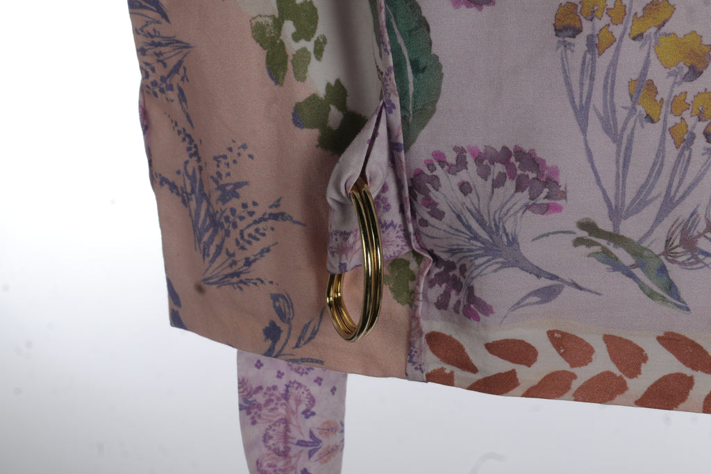 Botanical Floral Co-Ord Set | Sustainable Sleeveless Crop Top & Maxi Skirt