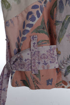 Botanical Floral Co-Ord Set | Sustainable Sleeveless Crop Top & Maxi Skirt