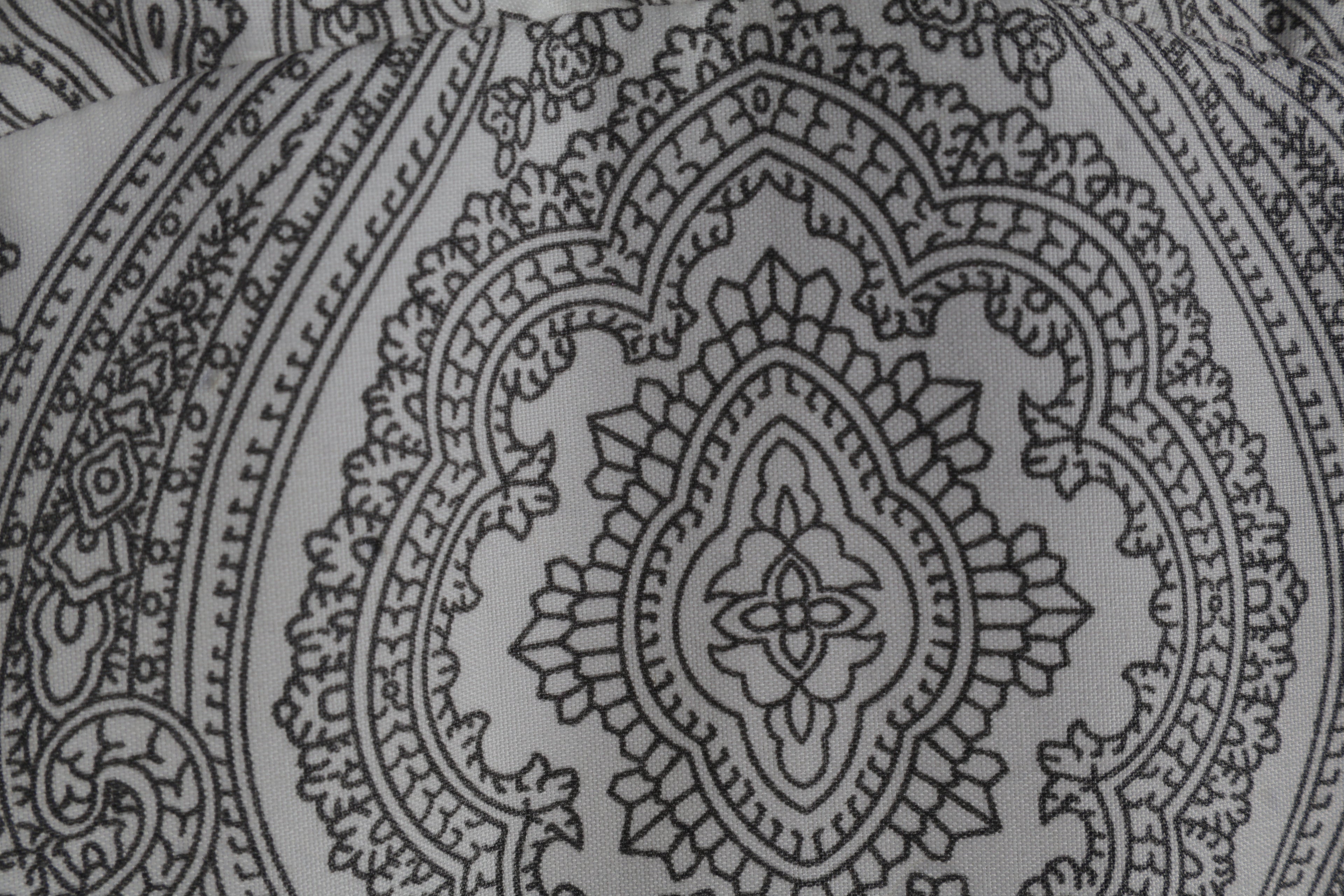 Grey Paisley Maxi Dress | Sustainable Sleeveless Occasion Dress with Sage Adjustable D-Ring Waist