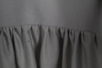 Stone Grey Maxi Dress | Sustainable Sleeveless Dress with Adjustable Jacquard D-Ring Waist