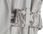 Stone Grey Maxi Dress | Sustainable Sleeveless Dress with Adjustable Jacquard D-Ring Waist