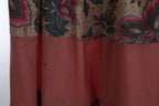 Vintage Floral Co-Ord Set | Sustainable Sleeveless Crop Top & Tiered Maxi Skirt