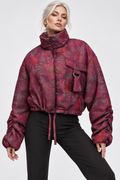Burgundy Shimmer Jacket