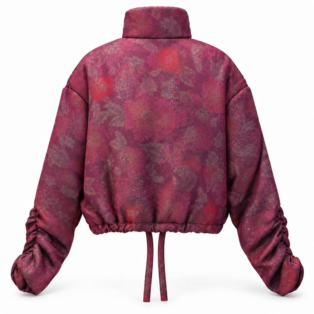 Burgundy Shimmer Jacket