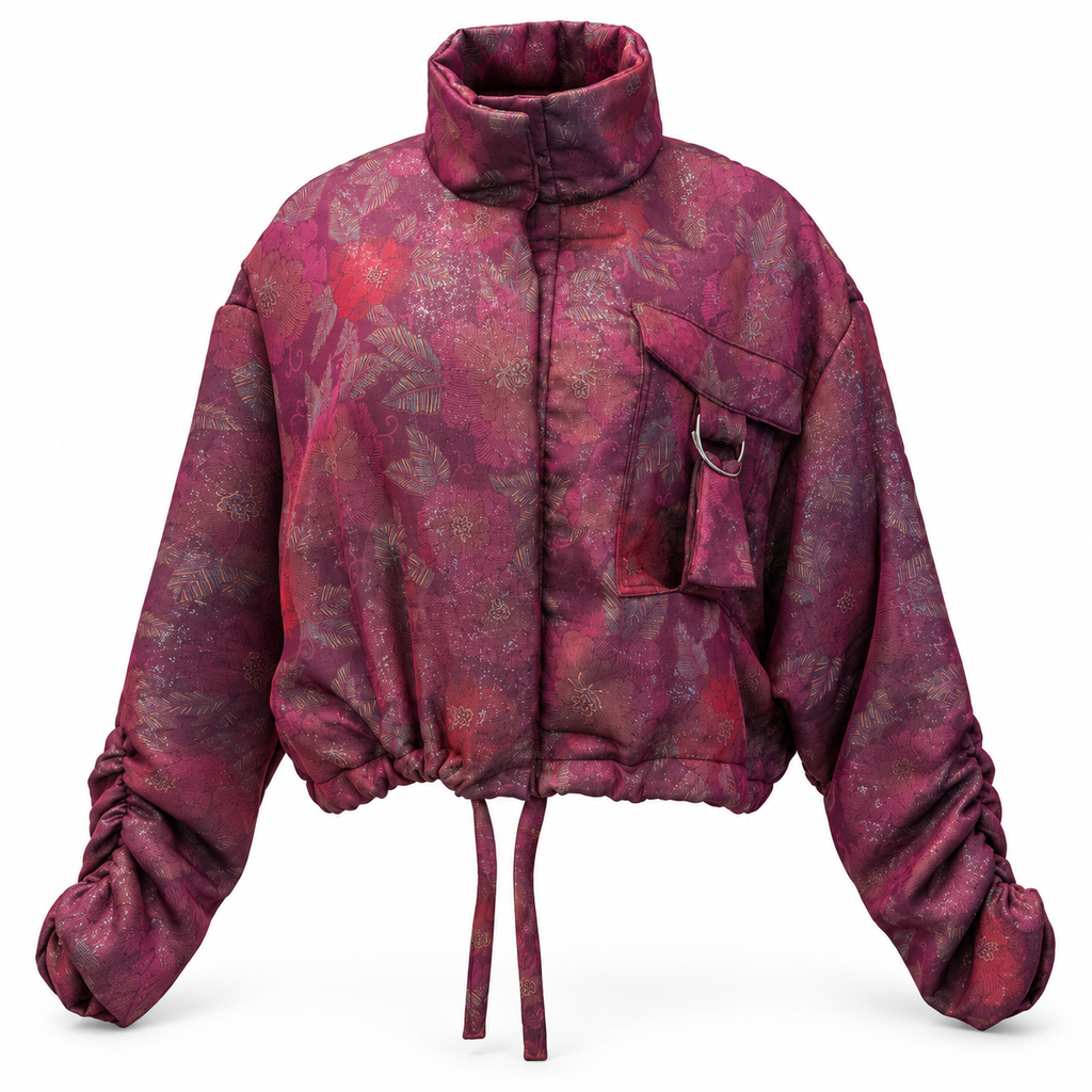 Burgundy Shimmer Jacket
